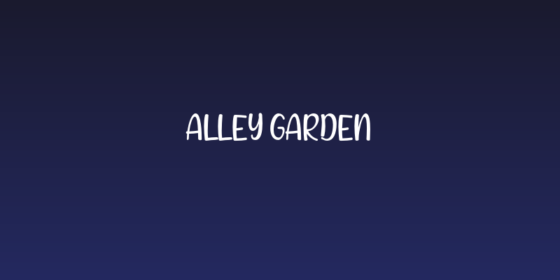 Alley Garden Social Header