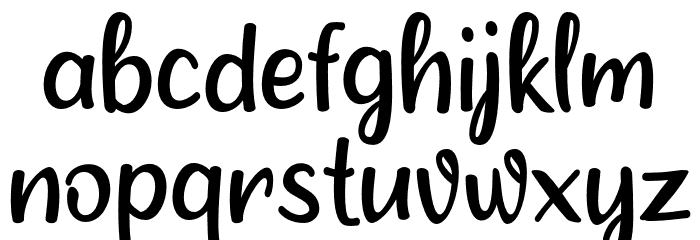 Alley Garden Font LOWERCASE