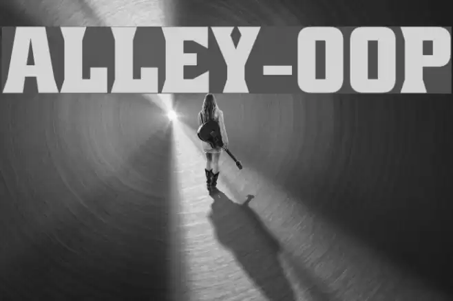 Alley-Oop Font examples