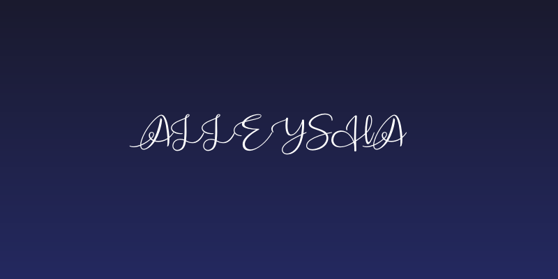 Alleysha Social Header