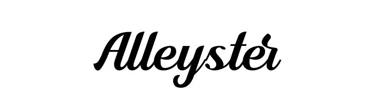 Alleyster Font