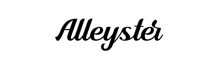 Alleyster  नि: शुल्क फ़ॉन्ट्स डाउनलोड
