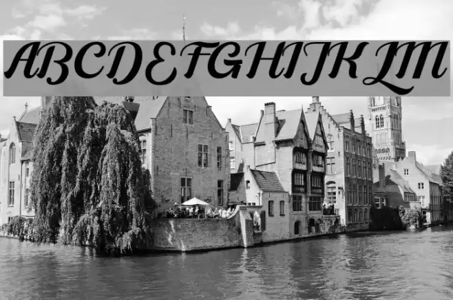 Alleyster Font examples