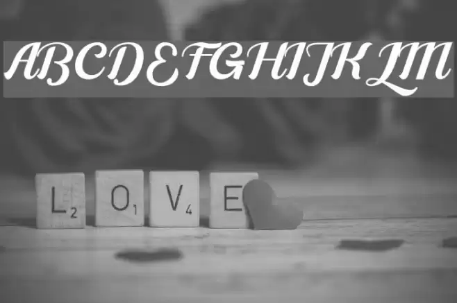 Alleyster Font examples