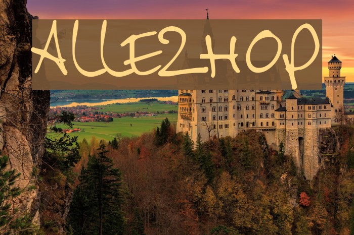 AllezHop Font examples