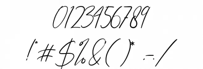 Allezia Sttacy Font OTHER CHARS