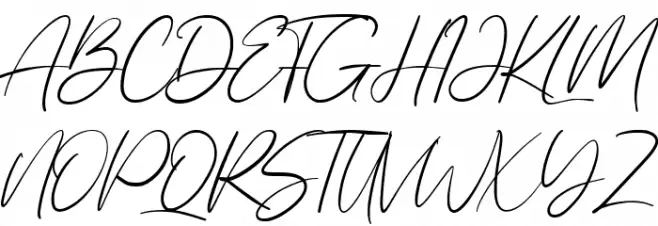 Allezia Sttacy Font UPPERCASE