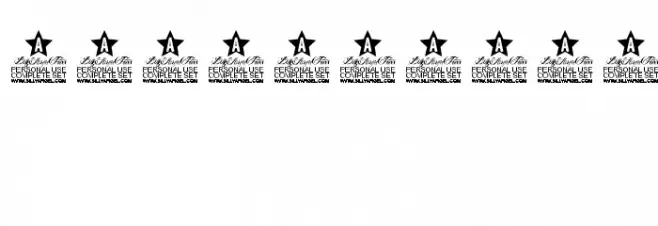 Alliance Personal Use Font OTHER CHARS