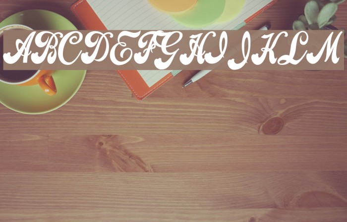 Alliance Personal Use Font examples