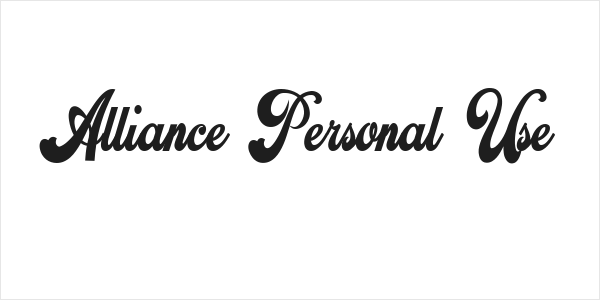 Alliance Personal Use Logo