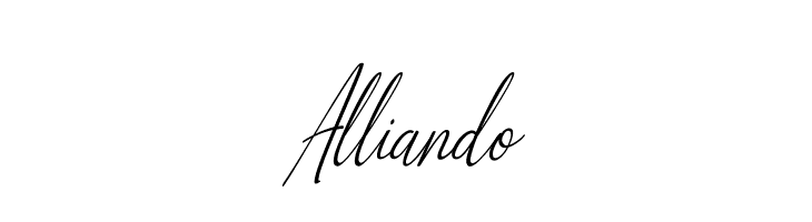 Alliando  font caratteri gratis