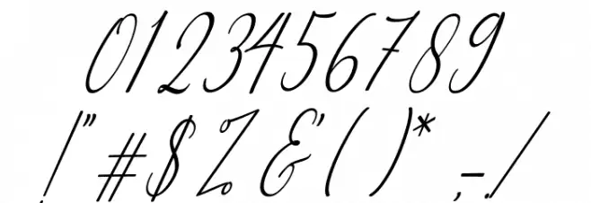 Alliando Font OTHER CHARS