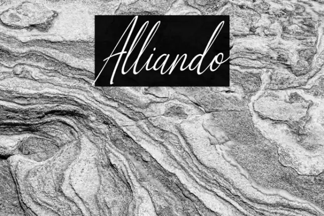 Alliando Font examples
