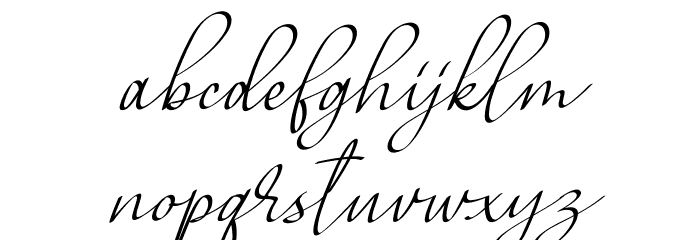 Allianta FREE Font LOWERCASE