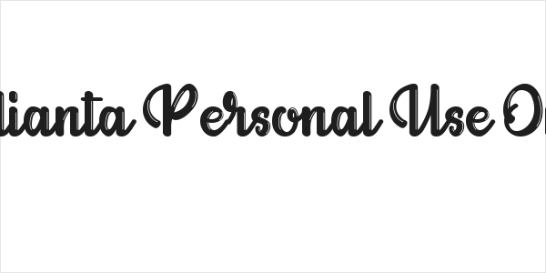Allianta Personal Use Only Logo