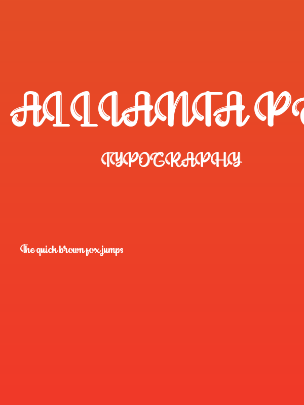 Allianta Personal Use Only Poster