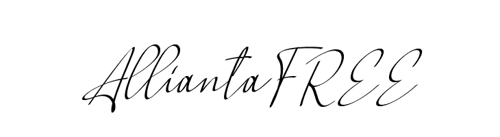 AlliantaFREE  免费字体下载