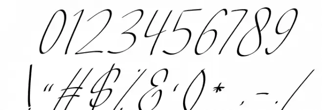 AlliantaFREE Font OTHER CHARS