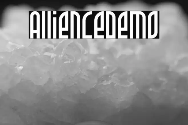 Allience-Demo Font examples
