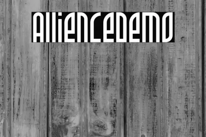 Allience-Demo Font examples