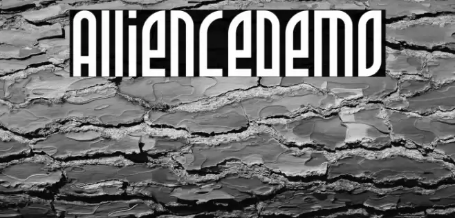 Allience-Demo Font examples