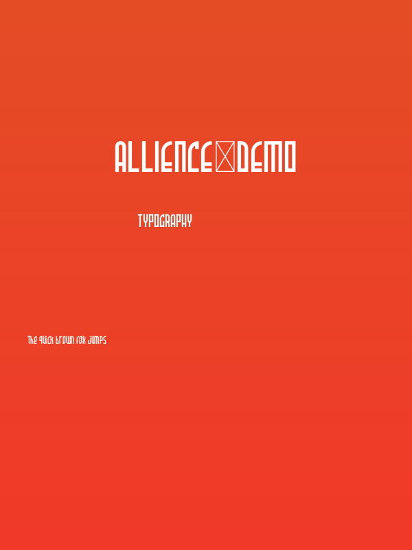 Allience-Demo Poster