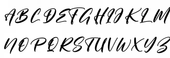 Allietta Schriftart Groß