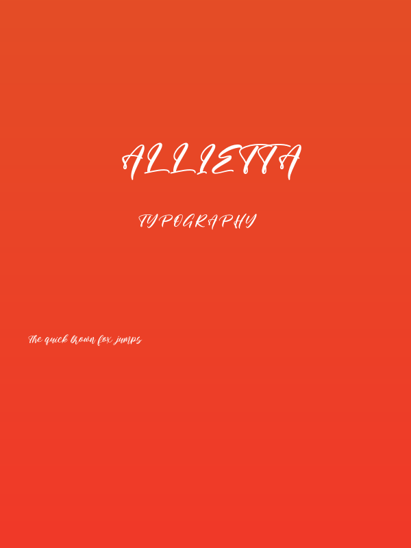 Allietta Poster