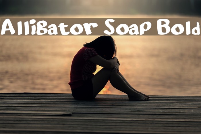 Alligator Soap Bold Font examples