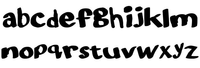 Alligator Soap Bold Font LOWERCASE