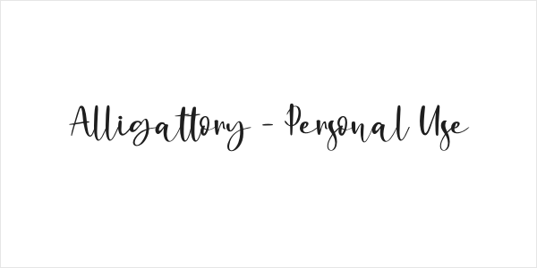 Alligattory - Personal Use Logo