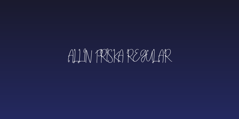 Allin Priska Regular Social Header