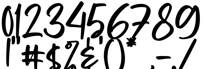 Allinda Light Font OTHER CHARS