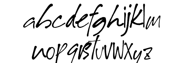 Allington Regular Font LOWERCASE