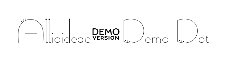 Allioideae-Demo Dot  لخطوط تنزيل