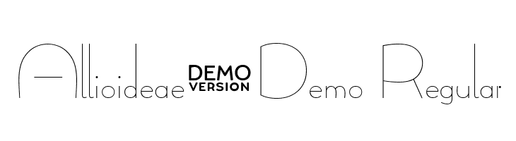 Allioideae-Demo Regular  font caratteri gratis