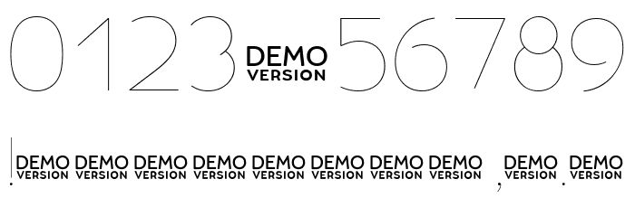 Allioideae-Demo Regular Font OTHER CHARS