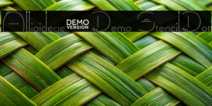 Allioideae-Demo StencilDot Example 1