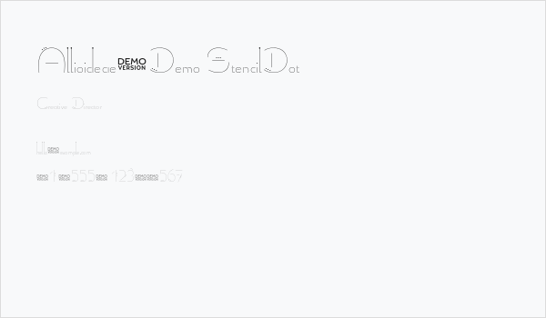 Allioideae-Demo StencilDot Business Card