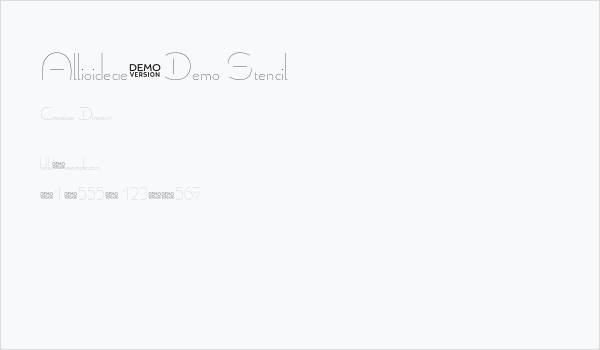 Allioideae-Demo Stencil Business Card