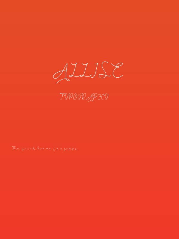 Allise Poster