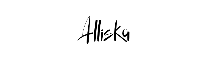 Alliska  Frei Schriftart Herunterladen