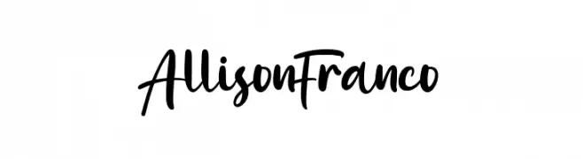 Allison Franco  免费字体下载