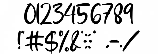 Allison Franco Font OTHER CHARS