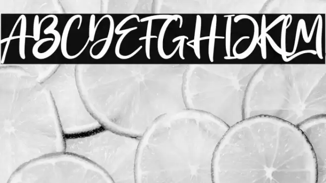 Allison Franco Font examples