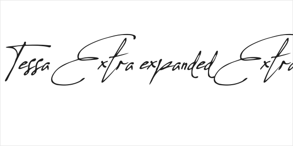 Allison Tessa Extra-expanded ExtraBlack Logo