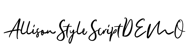 AllisonStyleScriptDEMO  Fuentes Gratis Descargar