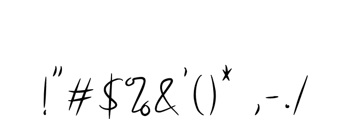 Allissona GT Demo Font OTHER CHARS