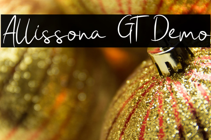 Allissona GT Demo Example 2