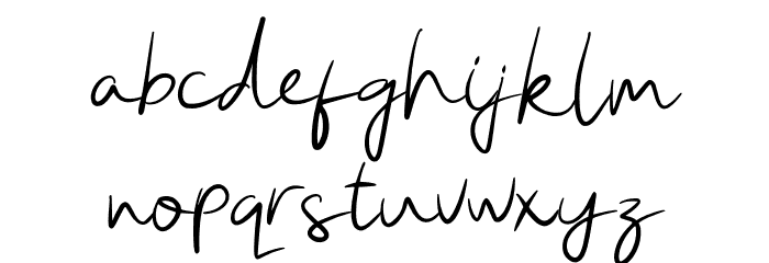 Allissona GT Demo Font LOWERCASE